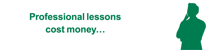 Professional lessons cost money…